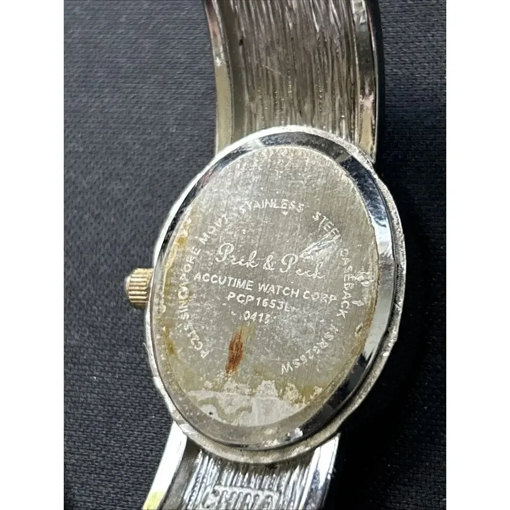 Peck And Peck Two Tone Pearlized Dial Women’s Quartz Watch